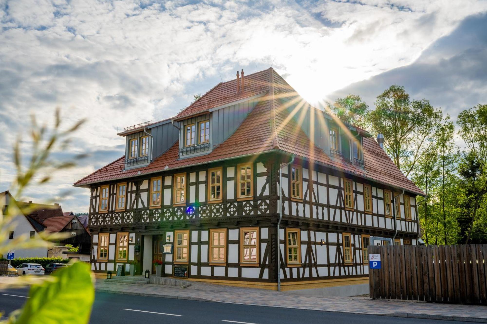 Schleusingen Teutsche Schule酒店 外观 照片